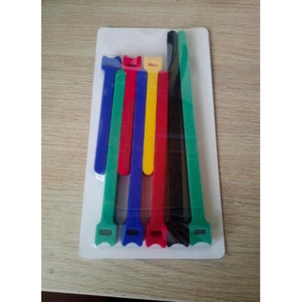 80 pcs Reusable Fastening Cable Ties 3 Sizes 6/8/10 inch Adjustable Cord Ties
